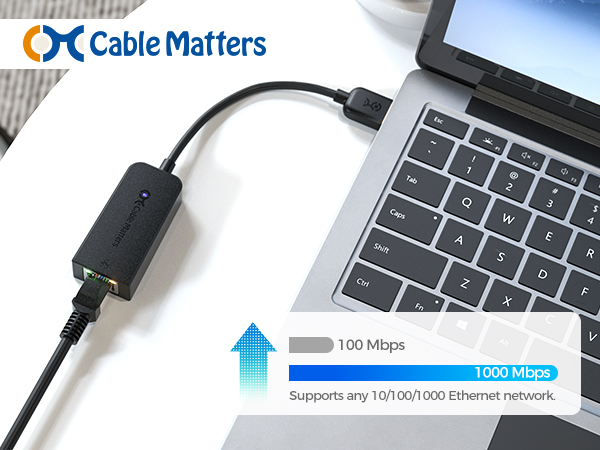 Cable Matters USB 3.0 to Gigabit Ethernet Adapter