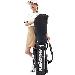 Amazon | [MU SPORTS] ゴルフ 軽量 キャディーバッグ レギュラー