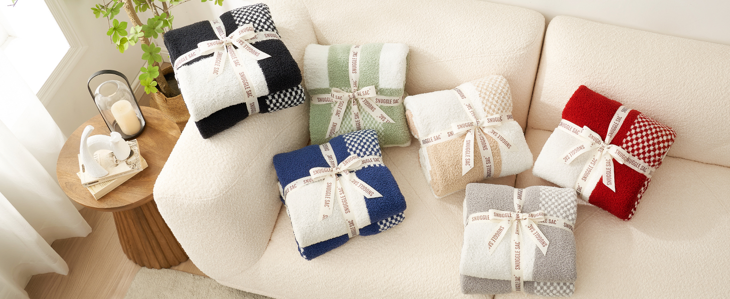 Checkered Throw Blanket
