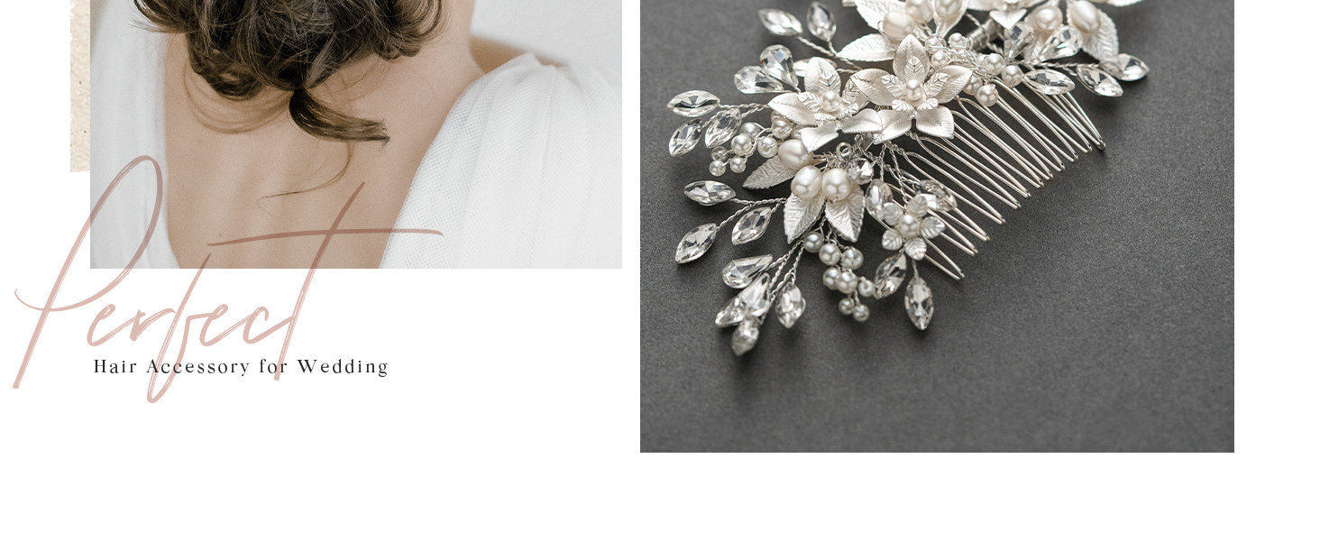 wedding hair accessories for brides