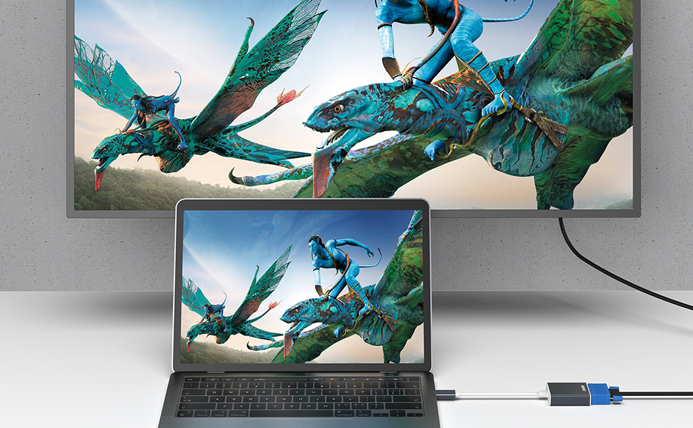 USBC to VGA Adapter, Benfei Thunderbolt 3 (USB Type C) to