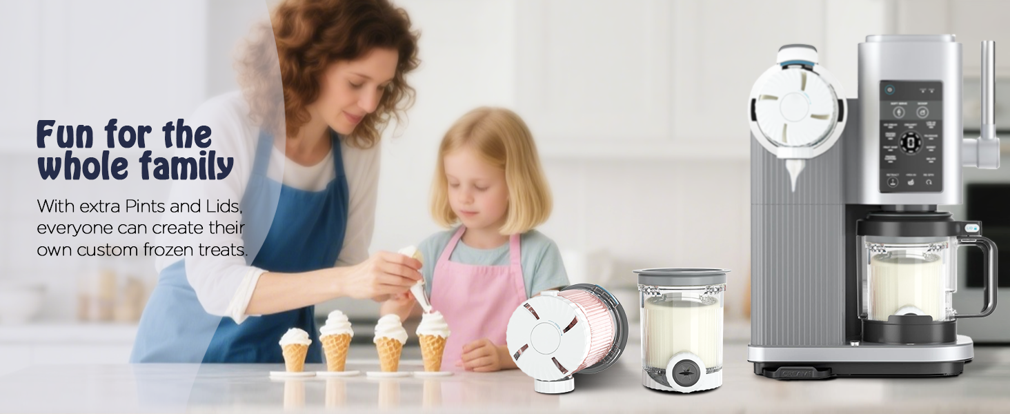 For Ninja Swirl by CREAMi NC700 Series Ice Cream & Soft Serve Makers