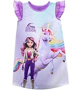 Unicorn Academy Girls' Nightgown, Soft & Cute Pajamas for Kids