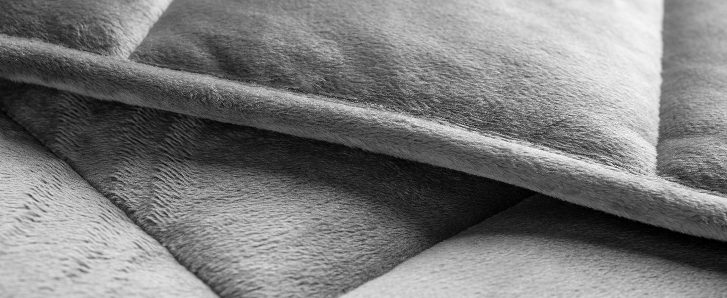 Bare Home Weighted Blanket Twin or Full Size 10lb (40" x 60") for Kids AllNatural 100 Cotton