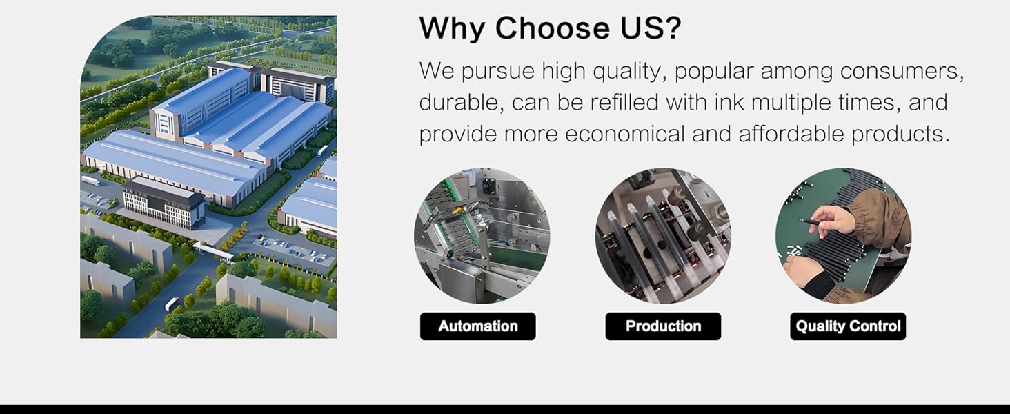 B0F1FHFBW9 A5 Gel ink pen refills Compatible with G2 ballpoint pen