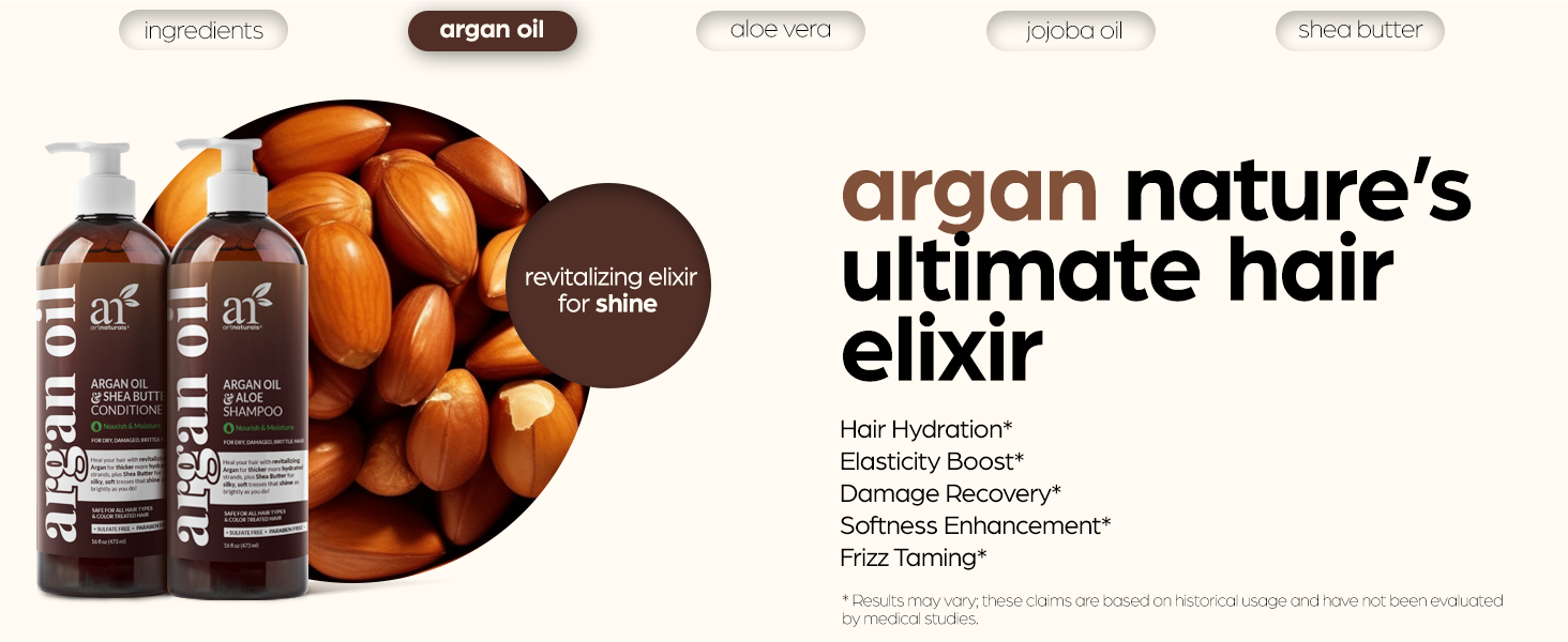 Argan Oil Shampoo and Conditioner Set