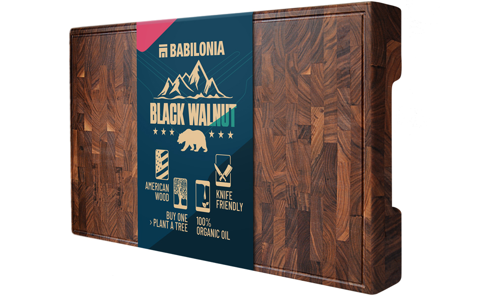 black walnut cutting baord