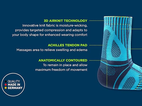 Amazon.com: Bauerfeind Sports Achilles Support - Relieves the
