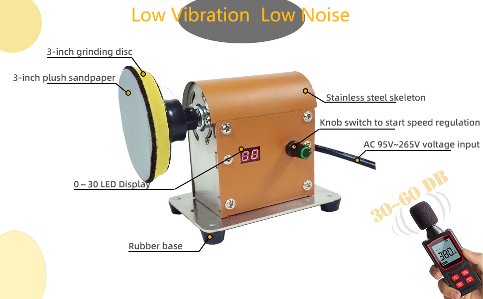 BTBEMO Electric Resin Polishing Machine, Resin Sanding And India