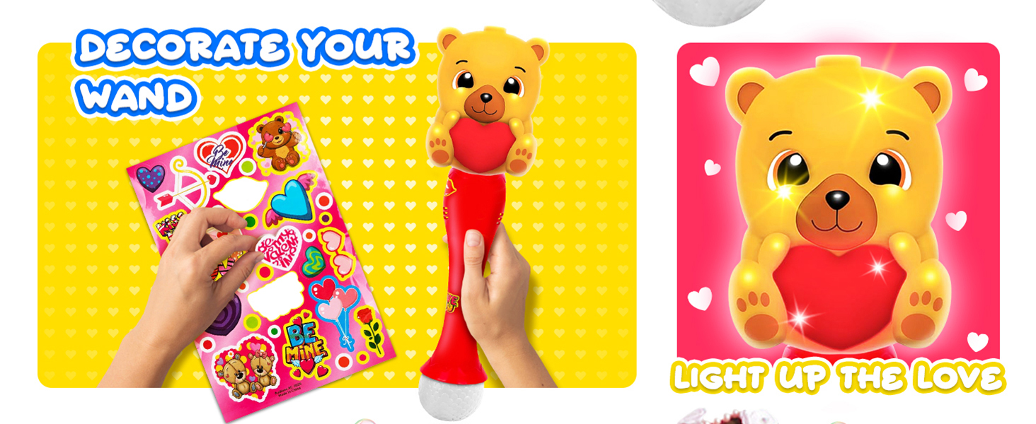 Valentine's Day Bear Bubble Wand