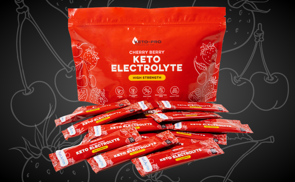 Keto-Pro Keto Electrolytes 80g | Electrolyte Powder Sachets for Extra ...