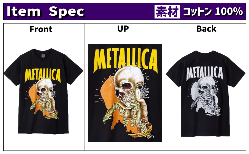 LLICA/メタリカ/バンドT/プリントT/刺繍ロゴ/used/レア METALLICA メタリカ ロック T-sh バンド Tシャツ サイズ メンズ