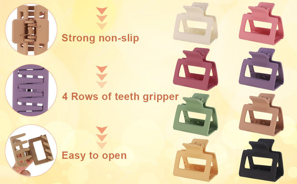 medium hair clips