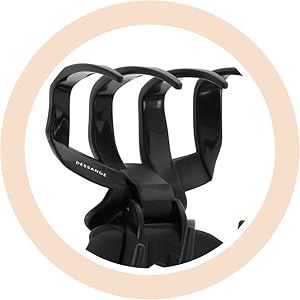 Pince à cheveux pour chignon noir mat