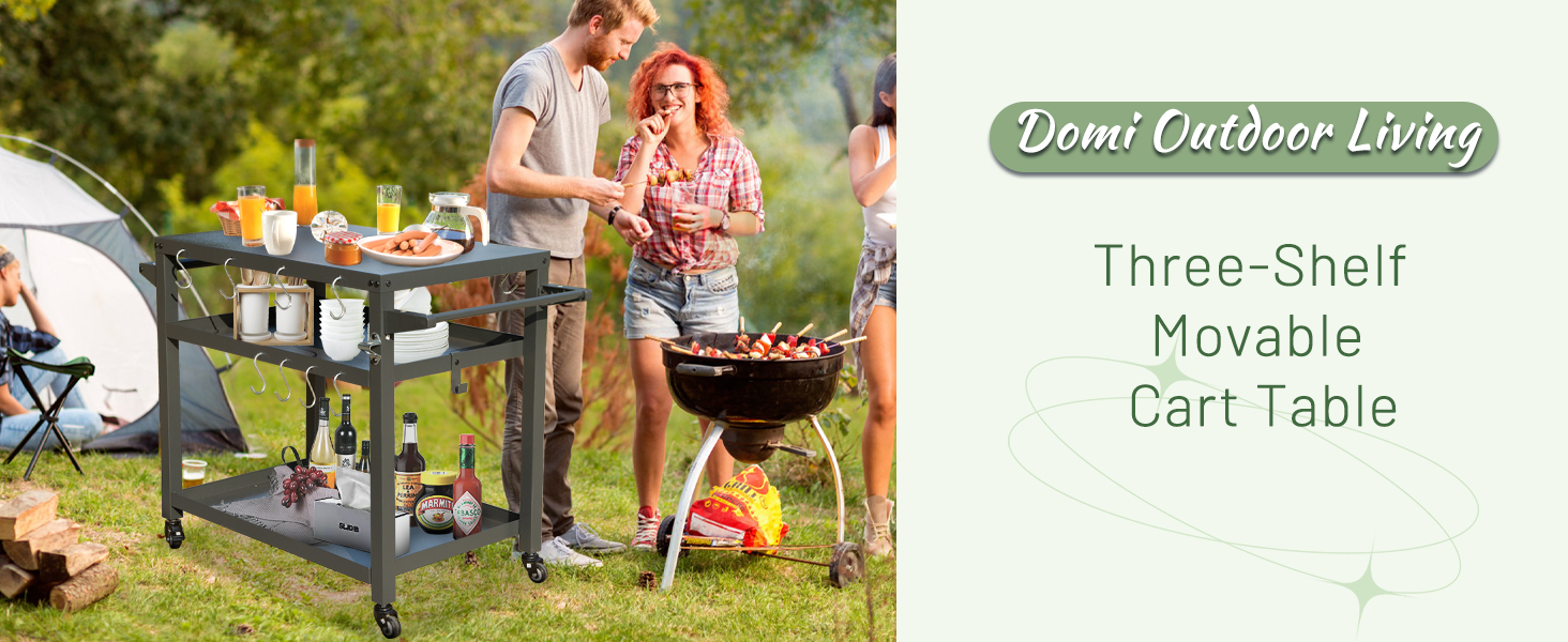 domi outdoor grill table