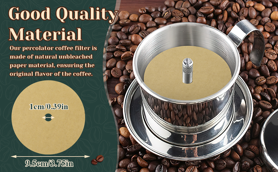 BOARDFEB 800 Count Percolator Coffee Filters, 3.75 Inch