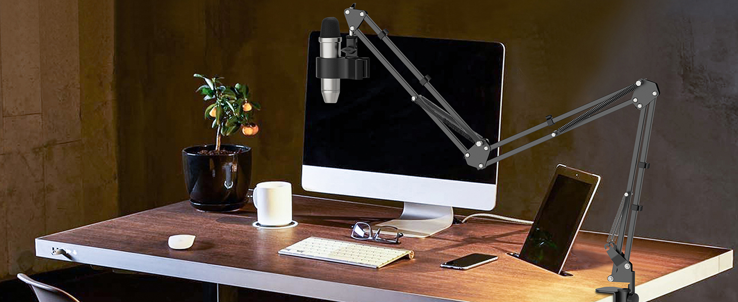 mic boom arm stand