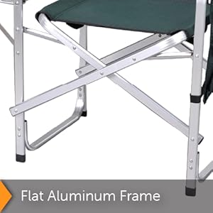 Flat Aluminum Frame Stylish Camping Outdoor Chair