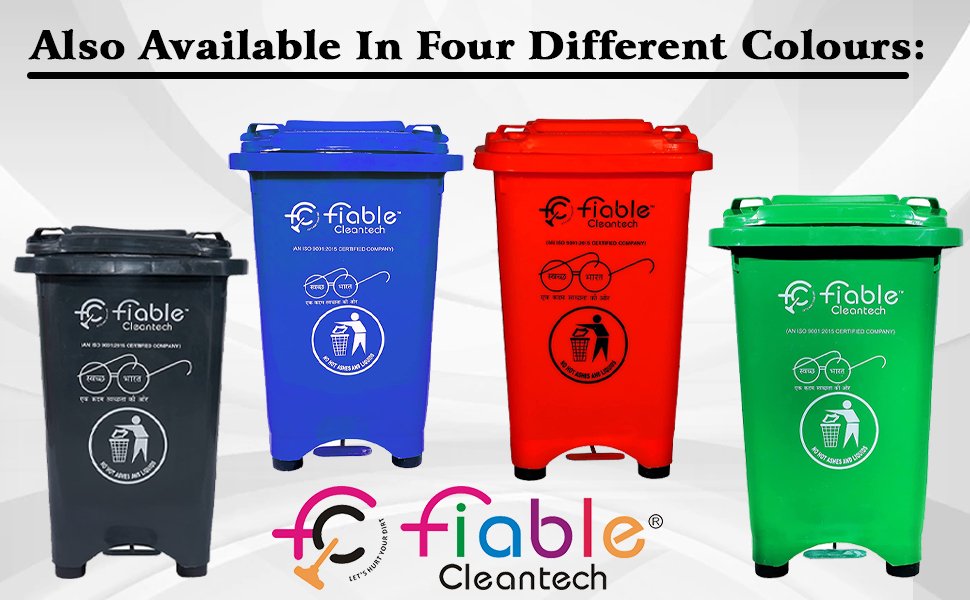 Fiable Cleantech Center Pedal Operated 50 Liter Dustbin ,Pedal Dustbin, SPN-MX9E8