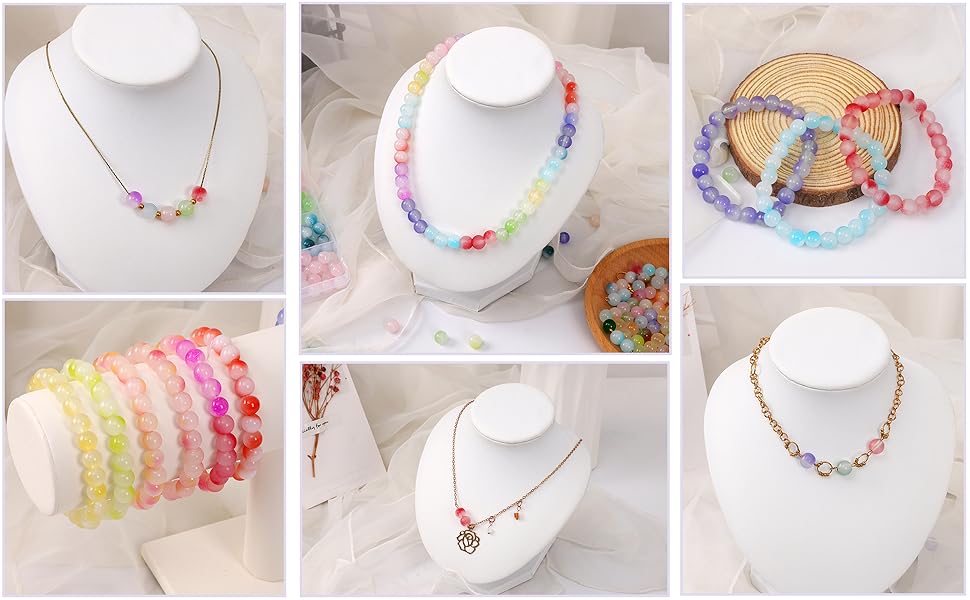 glass beads 408pcs 4