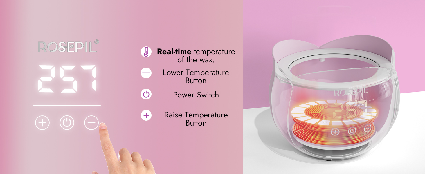 Rosepil Fast Heating Speed Waxing Heater