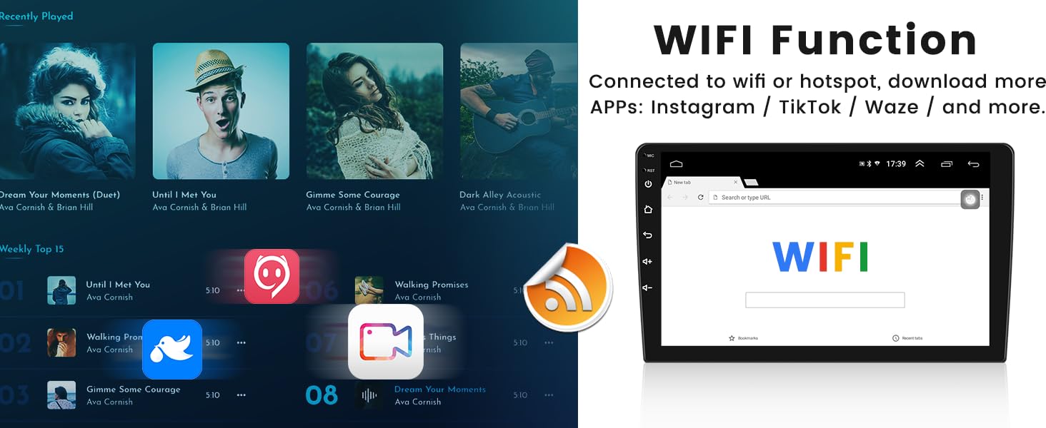 Car Stereo Double Din GPS Navi