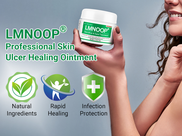 Skin Ulcer Healing Ointment, for Foot &amp; Leg &amp; Varicose &amp; Stasis Ulcers, Sores