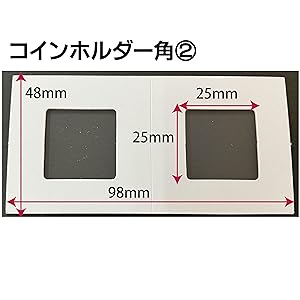 Amazon | テージー コインホルダー50枚入【直径29mm】丸窓タイプ