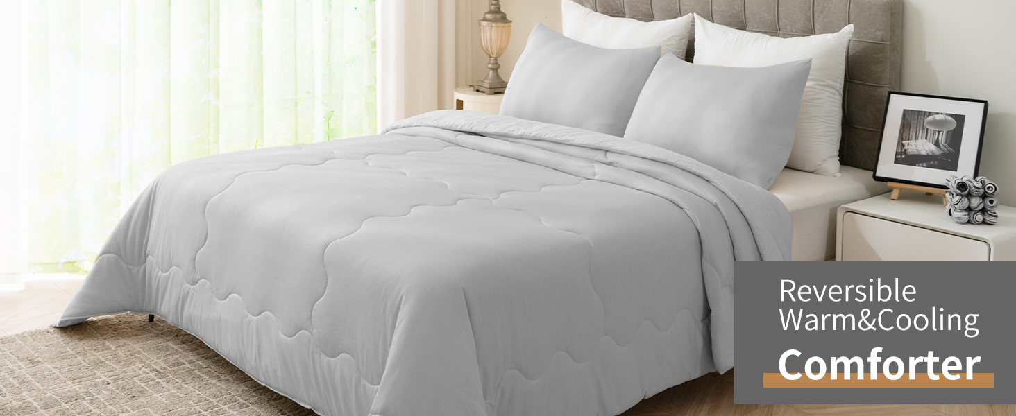 Syalife Cooling Comforter for Hot Sleepers, Summer