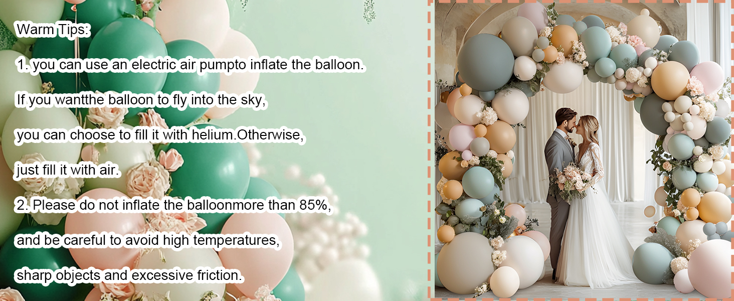spring balloons arch 