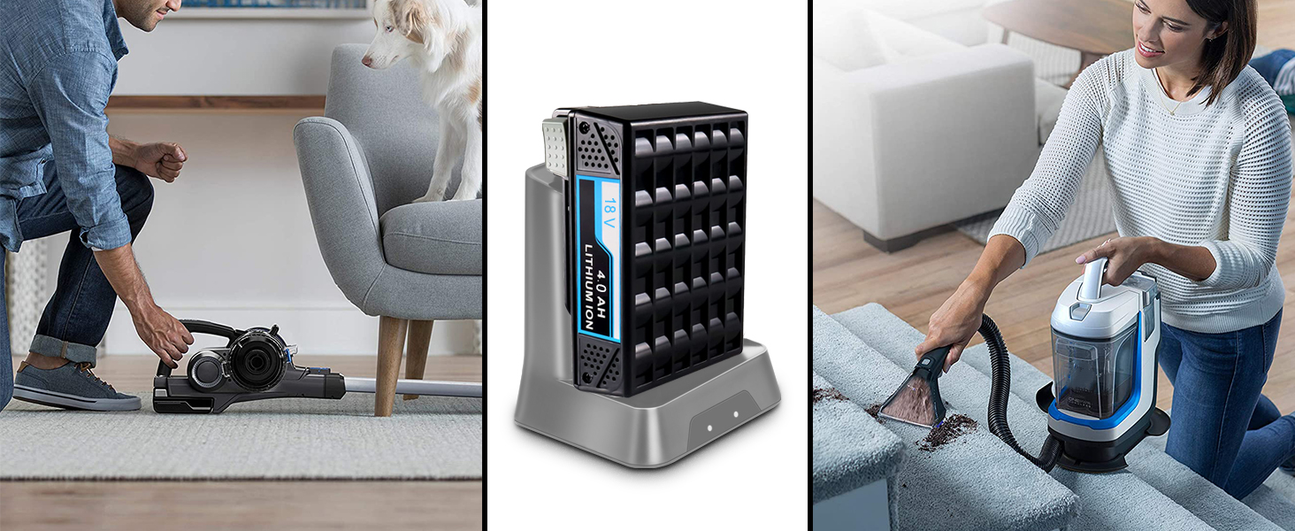 REACELL Replacement Battery for Vax OnePWR Battery 4.0Ah Compatible