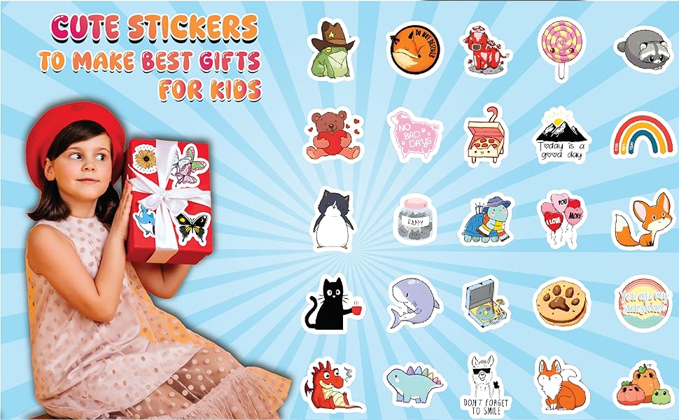 Great gift for Kids as stickers
