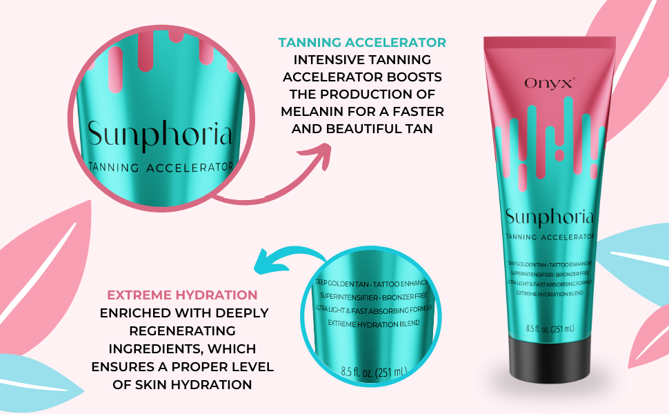 Onyx Sunphoria Tanning Accelerator Sunbed Cream without Bronzer