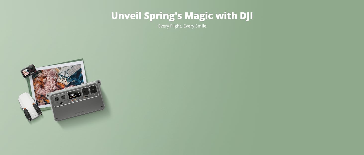 DJI Power 1000 Portable Power Station, 1024Wh LiFePO4 Battery