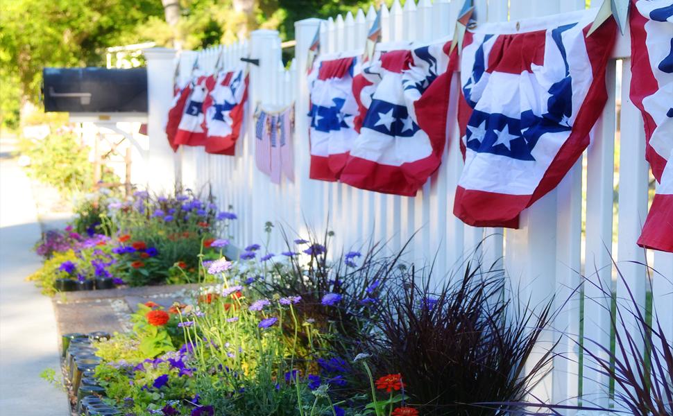 American US Bunting Flags
