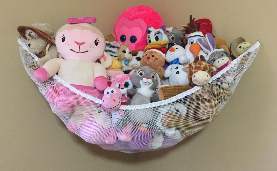 Stuffed Animal Hammock, Powkoo Stuffed Toys Hammock Toy Storage Net
