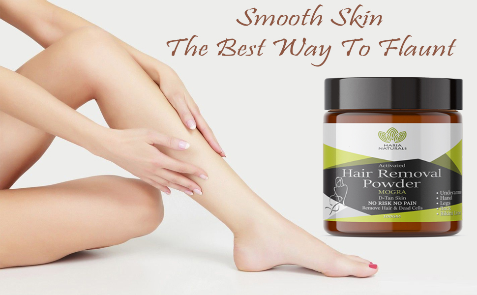 Buy Haria Naturals Activated Hair Removal Powder (Mogra Fragrance) For Underarms, Hand, Legs