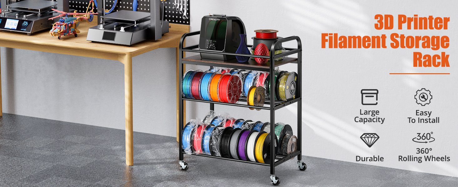3D Printer Filament Storage 