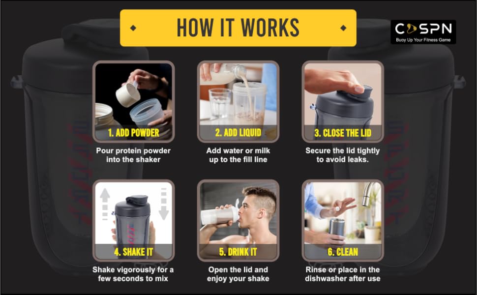 Easy to Add your favorite powders