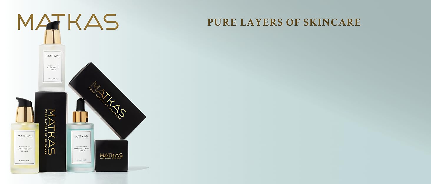 MATKAS deluxe serum collection, Korean Hyaluronic Acid Hydration Boost Serum