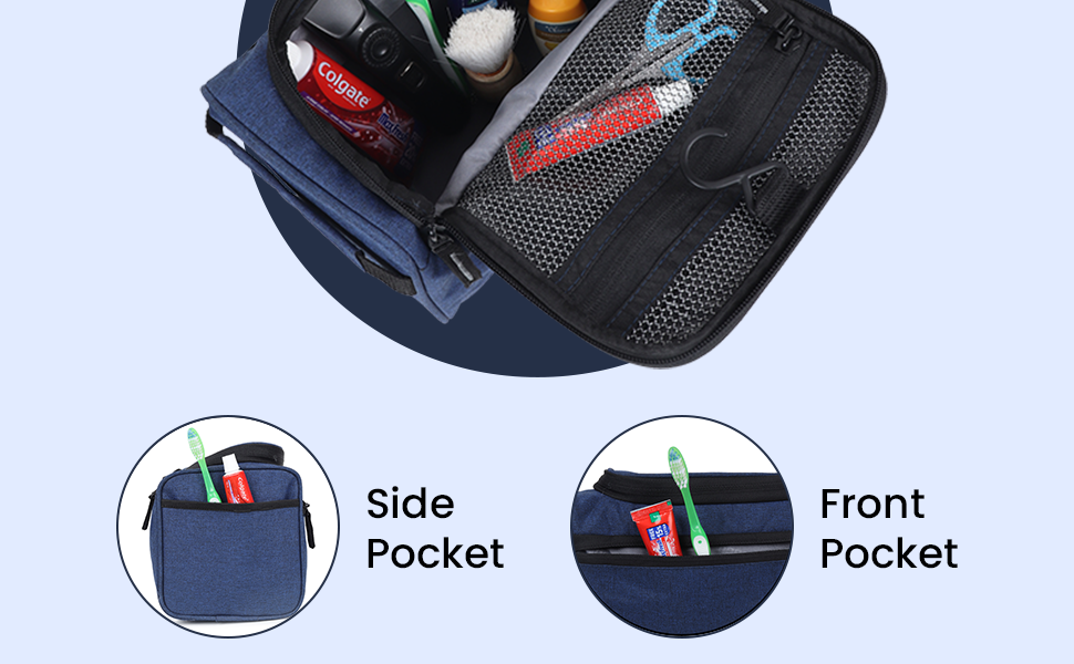 Wooum Big Size Multifunctional 16 Cms Hanging Travel Toiletry Bag Makeup Organizer Bag/Cosmetic Case