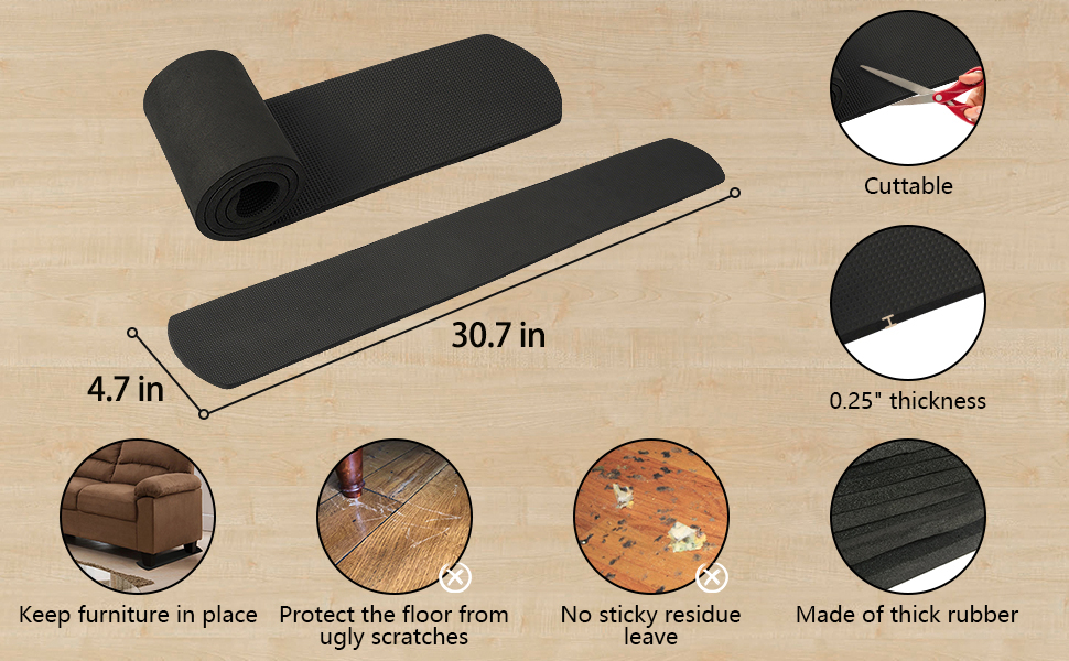 2Pack AntiSlip Furniture Rail Pads for Recliner for Recliners,Sofa