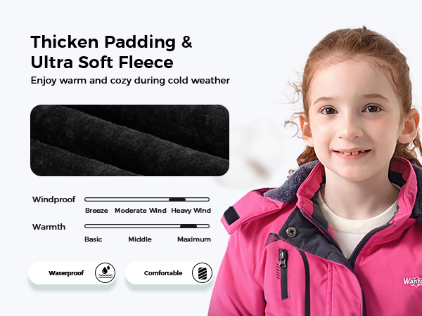 Amazon.com: wantdo Girls' Winter Jacket Waterproof fleece Ski Amazon.com: wantdo Girls' Winter Jacket Waterproof fleece Ski