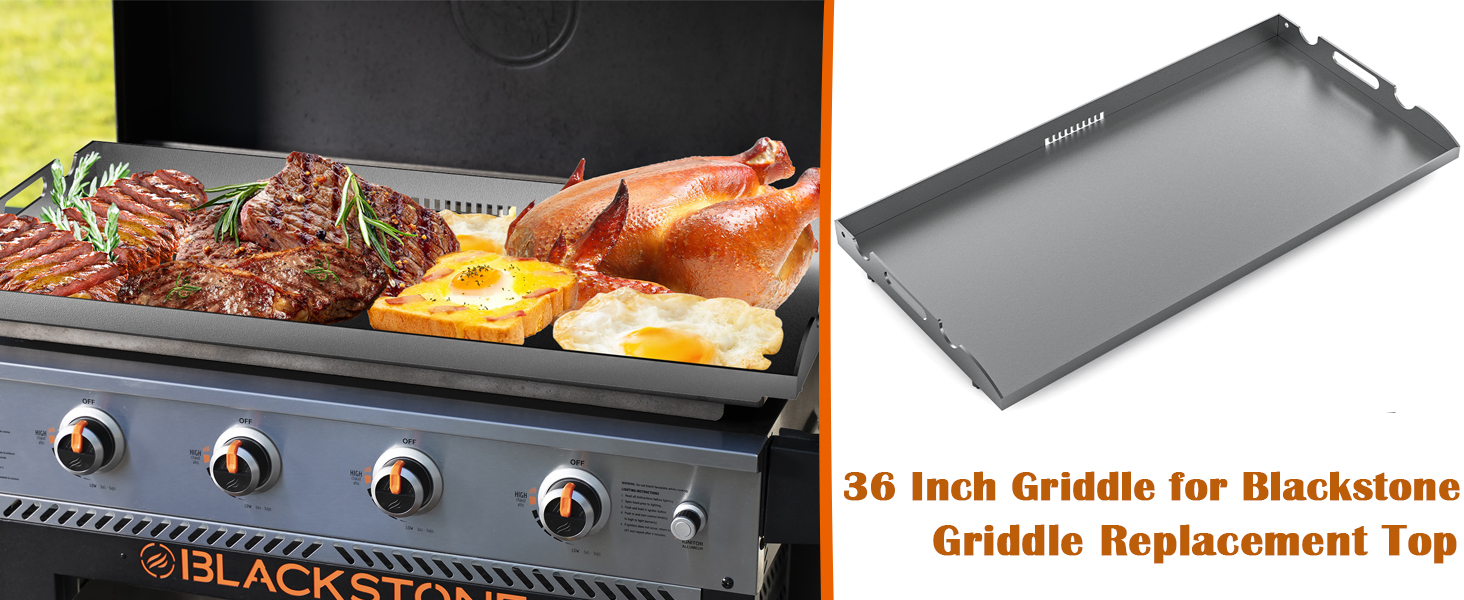 36 Inch Griddle Top for Blackstone 36" Flat Top Grill