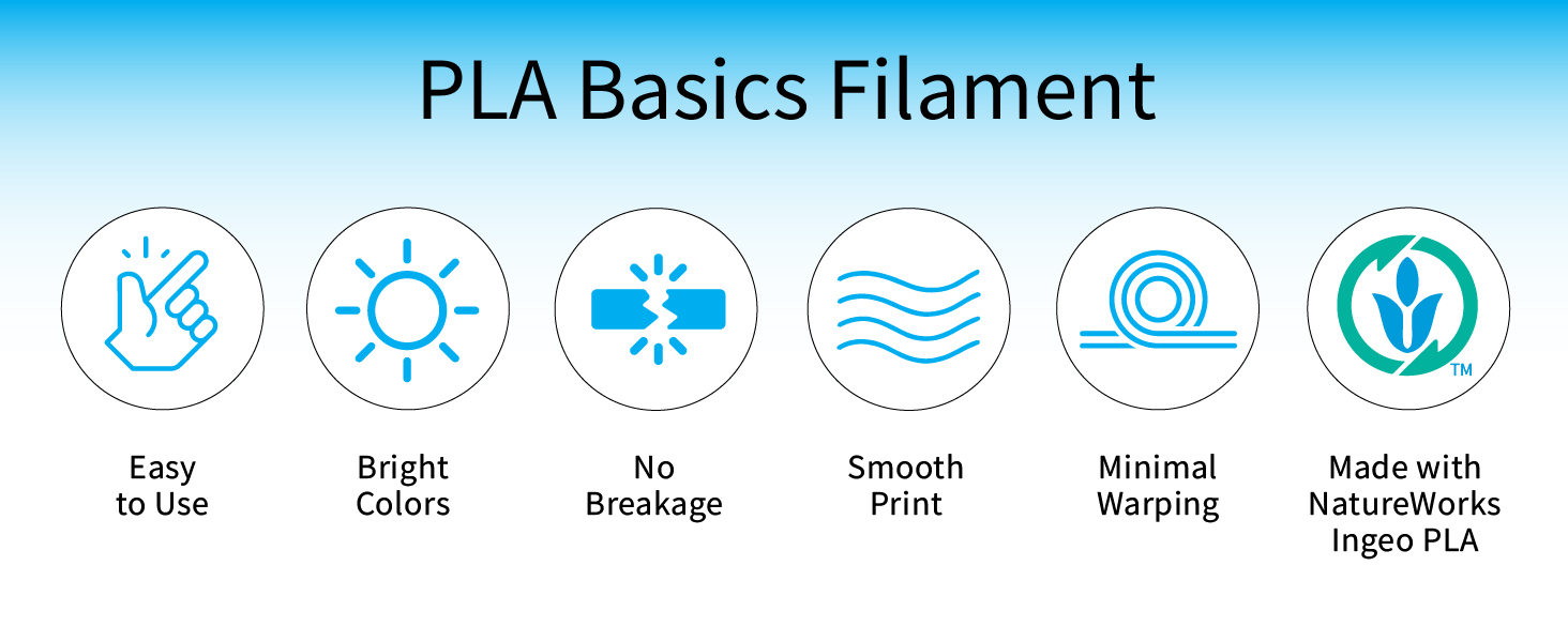 PLA Basics Filament by Micro Center