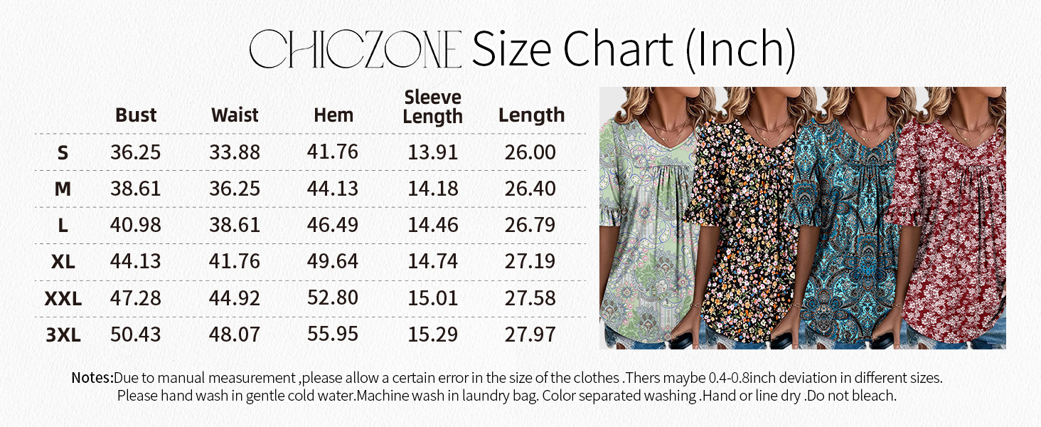 CHICZONE Womens Summer Tops 2025 