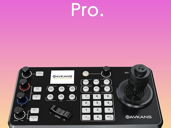 VISCA 4D JOY PTZカメラコントローラ ★ ライブ配信 OBS配信 Amazon | AVKANS スーパーPTZカメラジョイスティック
