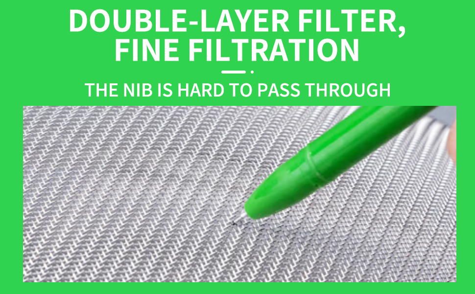 3 Packs Fine Mesh Paint Strainer 60 Mesh Stainless Steel Paint Filter Suitable for 5 Gallon