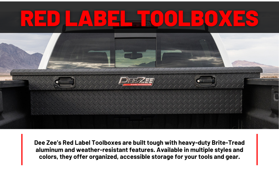 Amazon.com: Dee Zee DZ8170LTB Red Label Crossover Tool Box