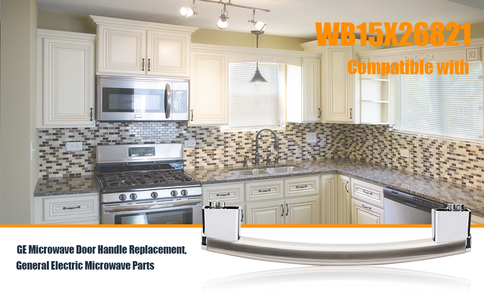 WB15X26821 Door Handle Replacement Compatible with GE